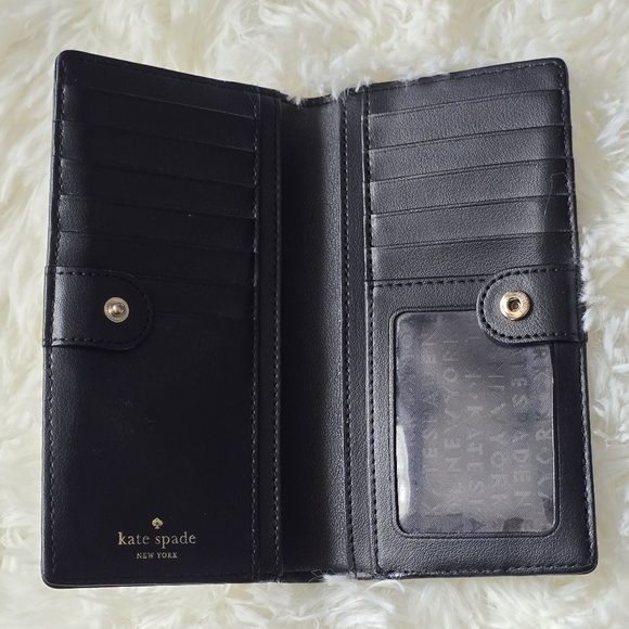 Kate Spade Arbour Hill Bon Bon Striped Wallet EUC - Picture 4 of 4